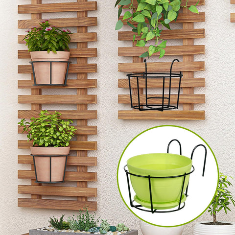 Leoenir iron planter with rust-resistant coating for enduring outdoors