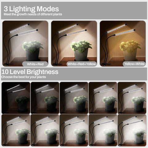 LEOTER dimmable modes to tailor brightness for plants