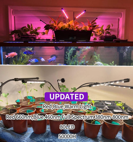 LEOTER grow light timer interface enables 3/9/12 hour schedules.