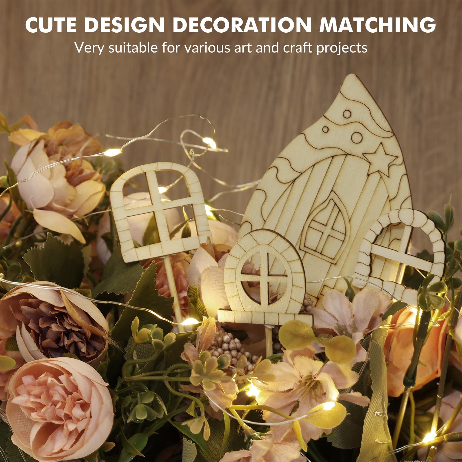 LepoHome fairy door crafting kit for personalized home and garden accents.