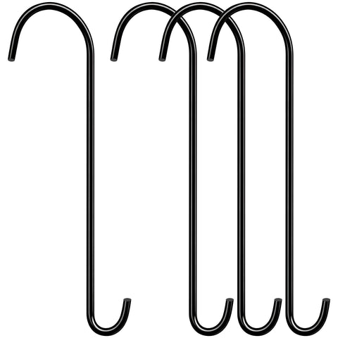 Leriton 18 inch extension S hook for hanging bird feeders and plants safely