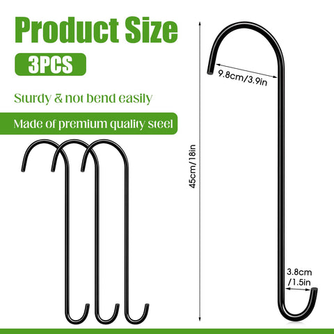 Leriton dual hook design highlights top and bottom hooks for secure support