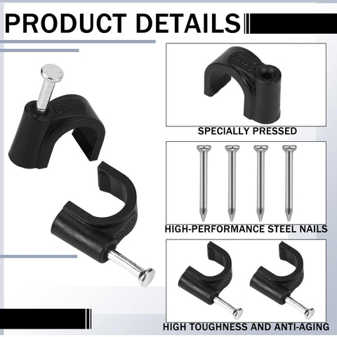 UV-resistant Leriton clip suitable for outdoor use.