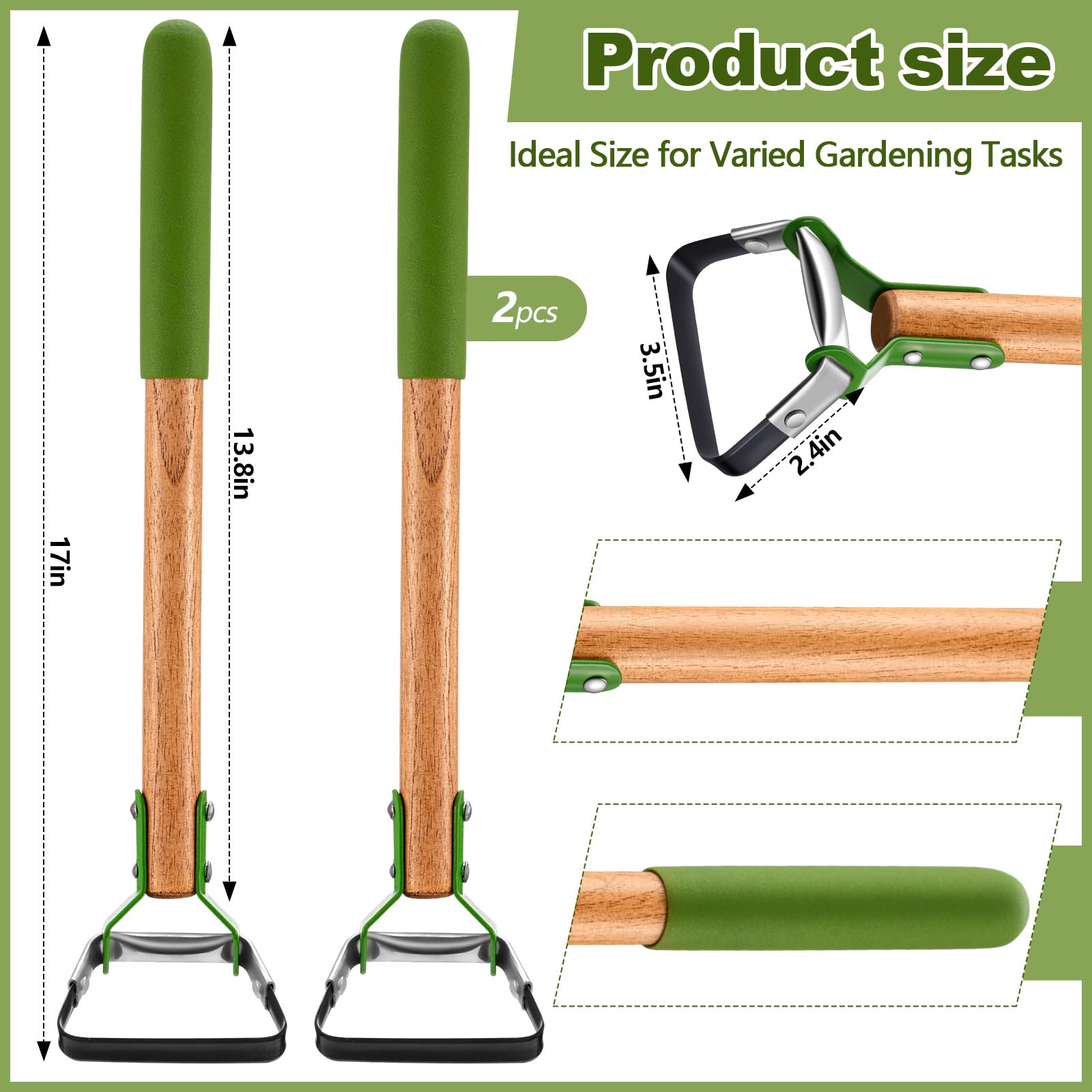 Leriton wood-handle metal-blade close-up showing durability and rust resistance.