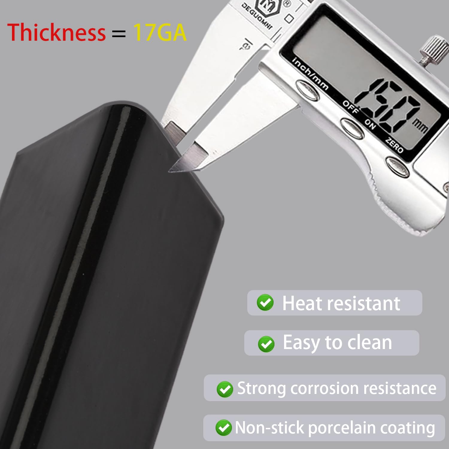 Leship flavorizer bars feature a smooth, easy-clean surface