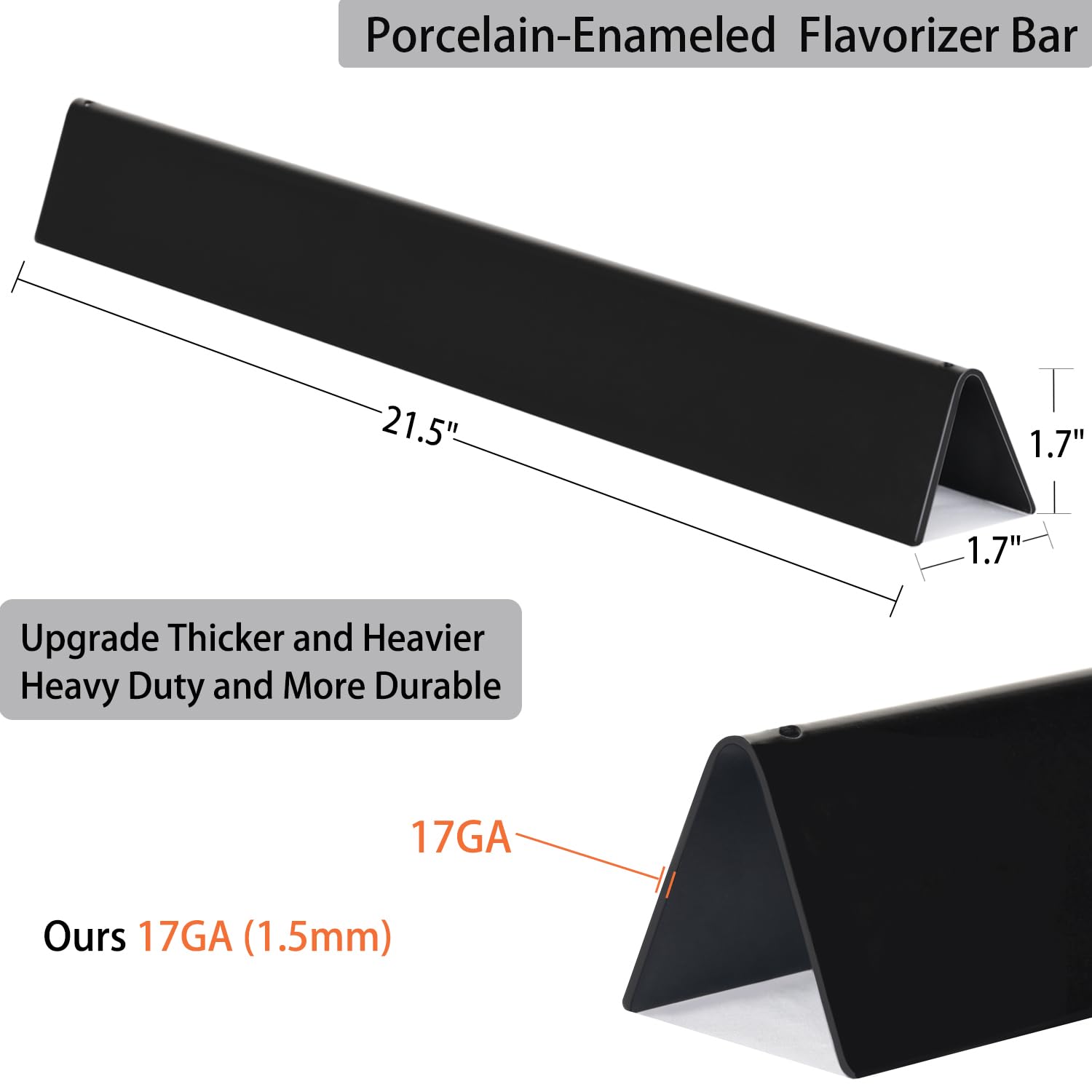 Leship flavorizer bars for Spirit 200 Series with fitment for E210/E220 and S210/S220 models