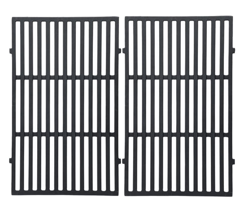 Leship Weber 7638 grill grate front view showing durable cast iron construction
