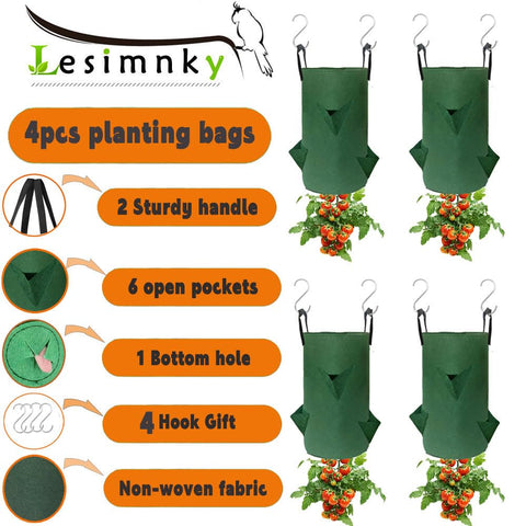Lesimnky 6-pocket design for veggies supports easy planting and airflow.