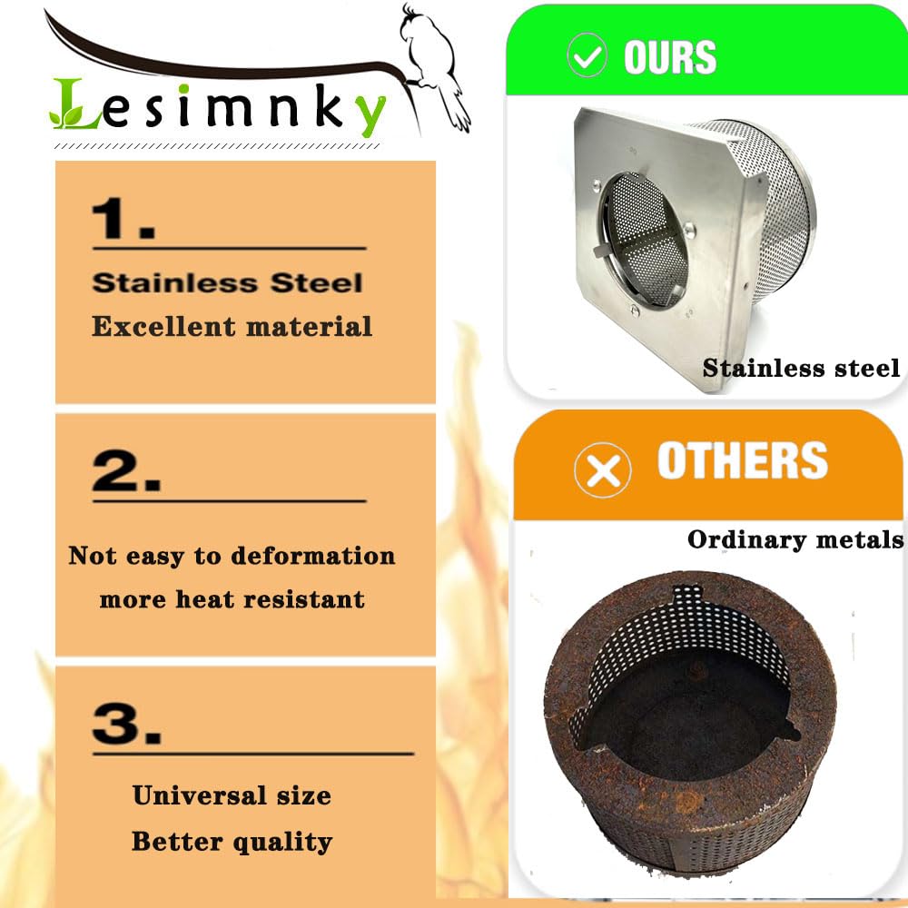 Lesimnky 4-sided pyramid frame fits many square glass heaters.