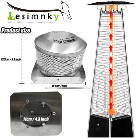Lesimnky stainless steel 304 burner mesh cover resists deformation.