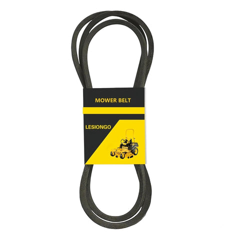 Lesiongo deck belt closeup, durable design for reliable mowing.