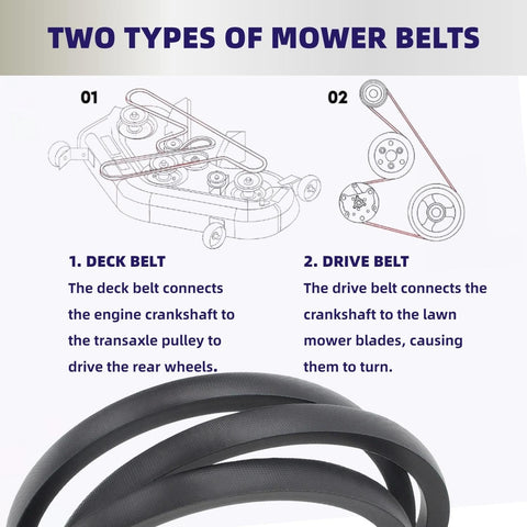 Lesiongo deck belt compatibility notes help select the right Deere deck.