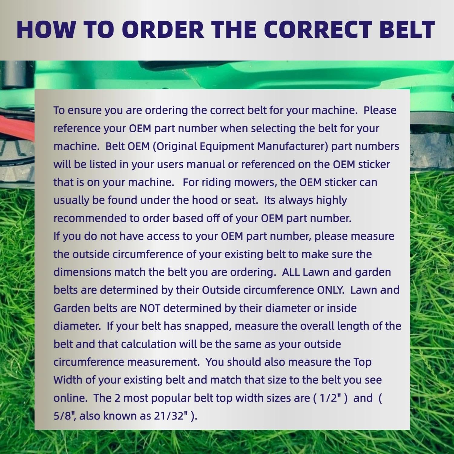 Lesiongo replacement belt replaces Deere M154621 for easier maintenance.