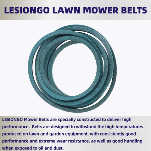LESIONGO belt fits John Deere GX10851 for reliable mowing.