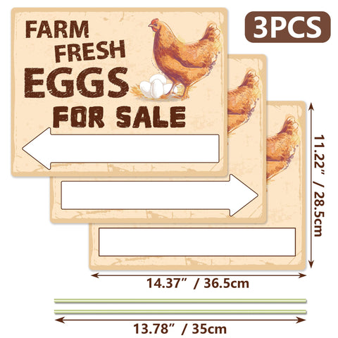 Lesnala front-yard egg sign helps attract customers to your stand