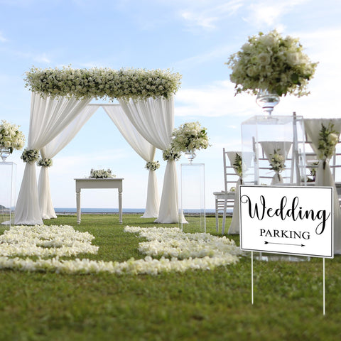 Lesnala signs suitable for indoor or outdoor placement with easy setup.