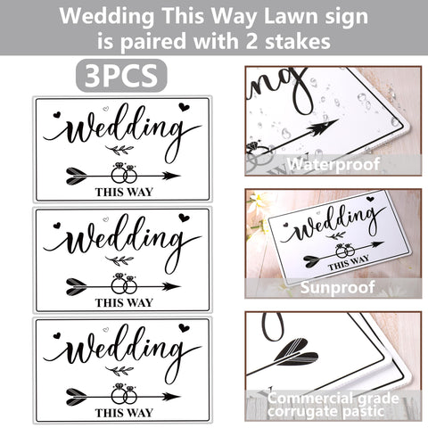 Lesnala indoor-outdoor signs are easy to relocate during events.