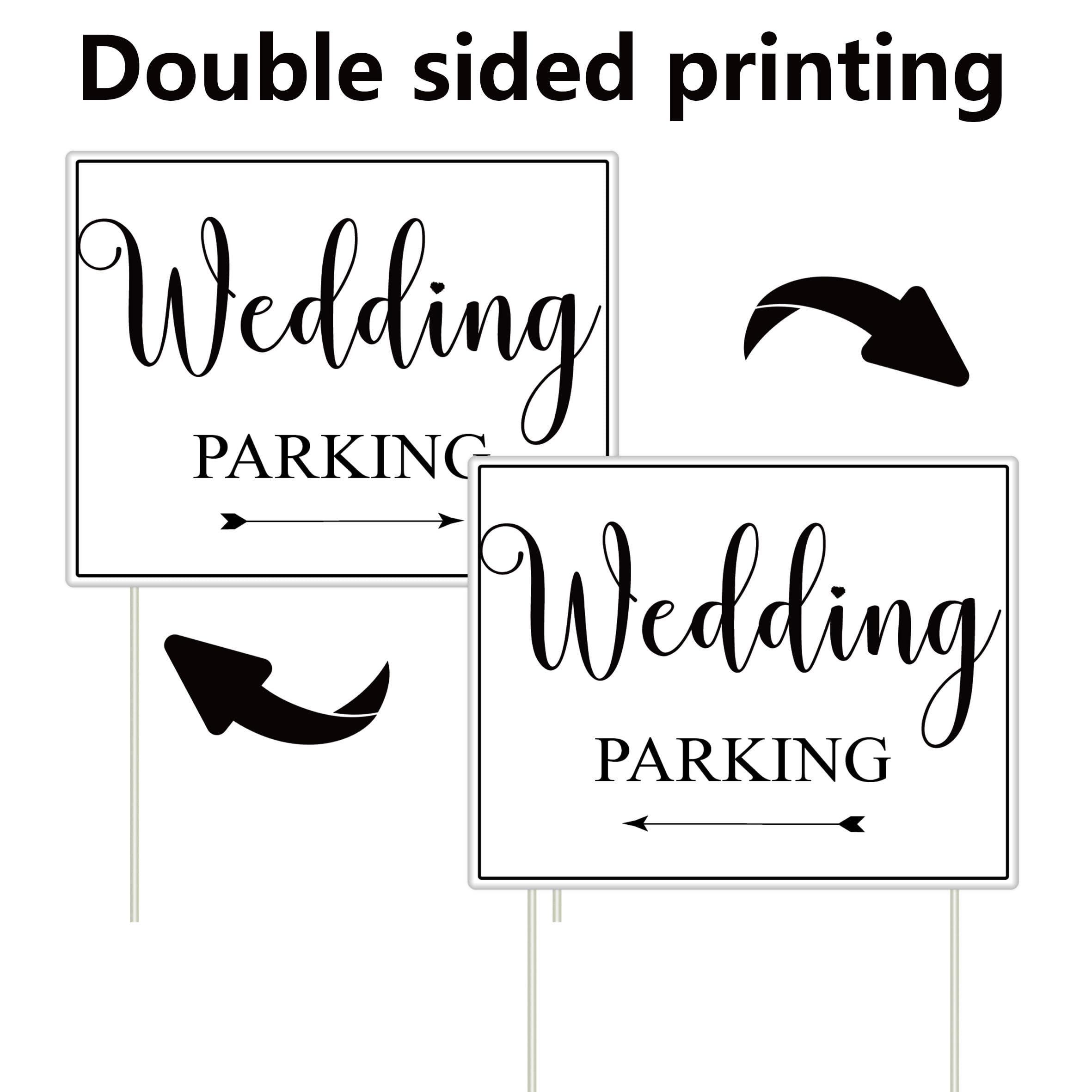 Lesnala white background wedding sign adds elegant minimal decor.