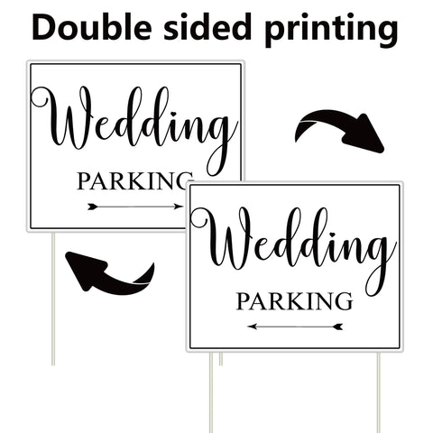 Lesnala white background wedding sign adds elegant minimal decor.