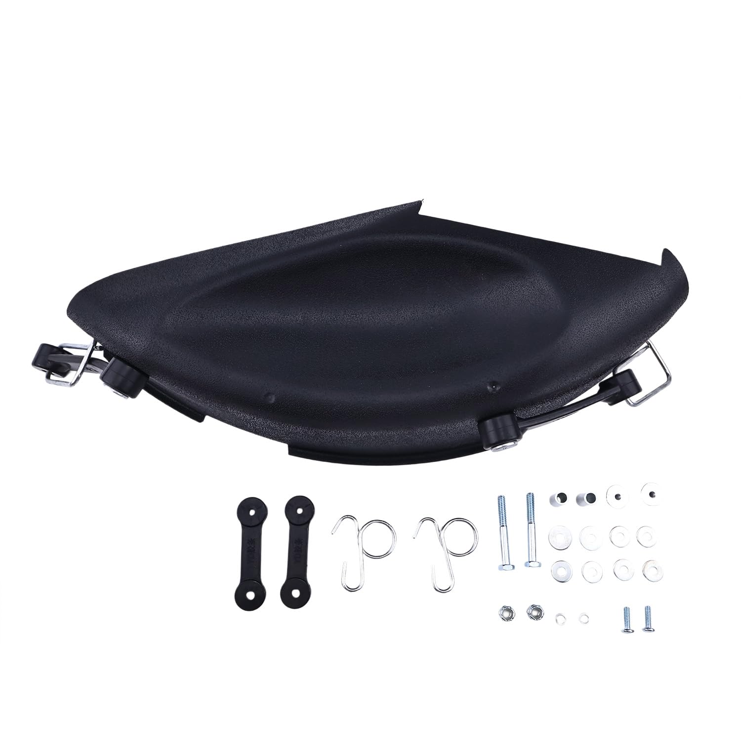 Lesurey GY00115 mulch cover compatibility range graphic showing model coverage.