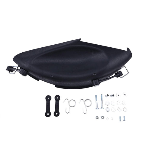 Lesurey GY00115 mulch cover compatibility range graphic showing model coverage.
