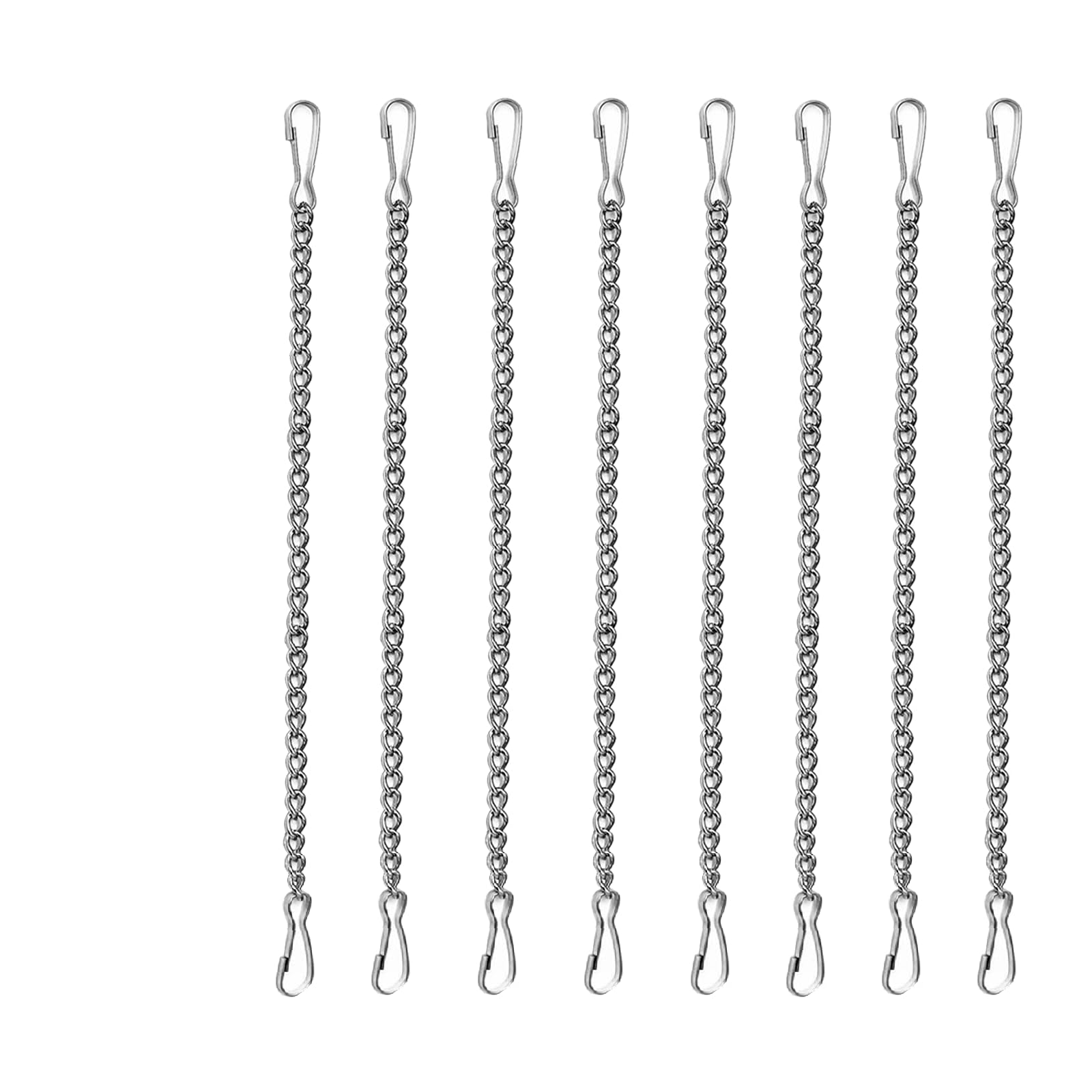 LESYDGSI 8-piece 20-inch chain set with quick links for secure plant and art hanging.