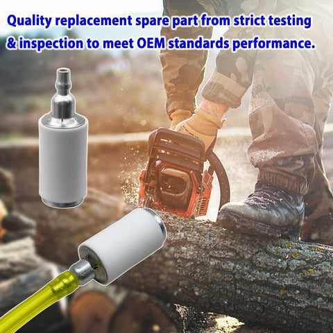 LETAYAR 2-pack fuel filter set, ready for quick swaps on outdoor tools.