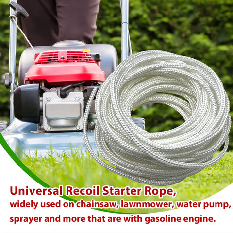 Letayar lawn mower pull cord, 4.0mm, easy replacement for quick maintenance.