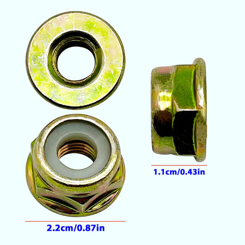 LETAYAR m10x1.25 replacement nut for brush cutter gear heads