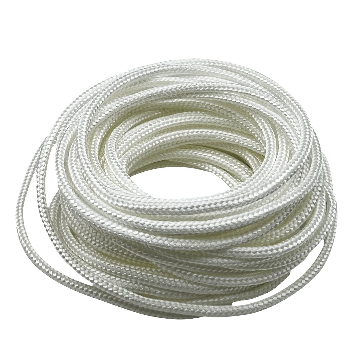 Letayar white recoil rope 10m for durable starts on gas engines.