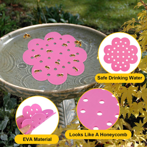letesult butterfly water station outdoors attracts butterflies with a gentle drink surface.