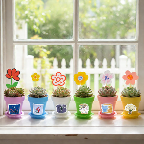 Letesult cupcake pots are stackable for compact storage