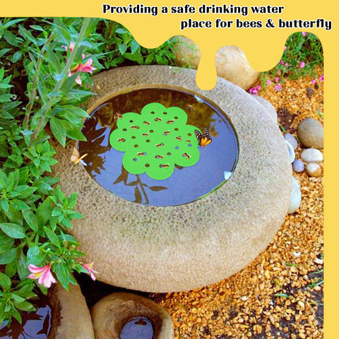 letesult garden bee bath collection fits yards with bright visual appeal.