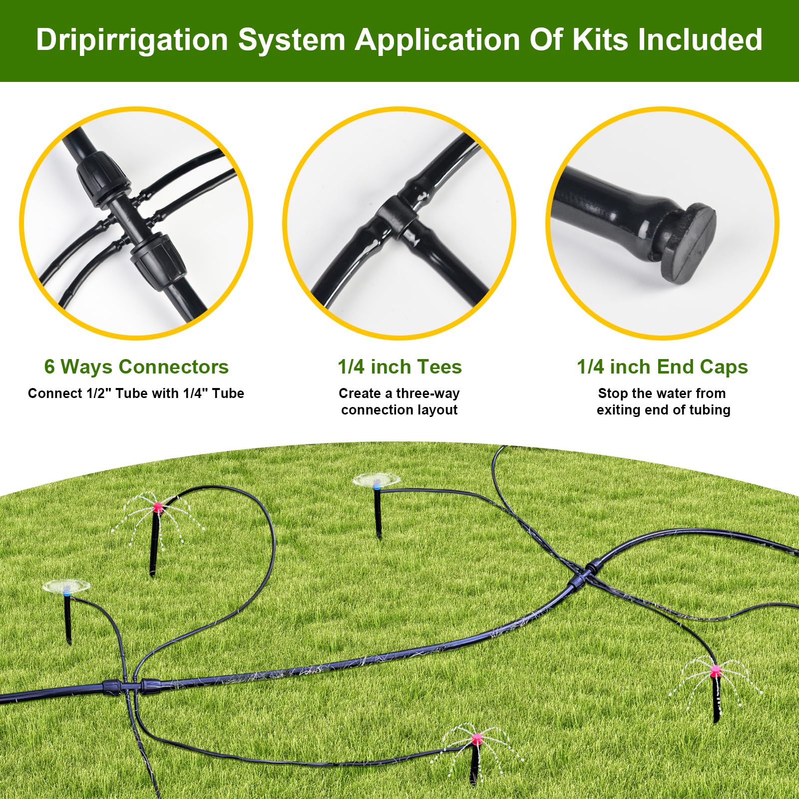 Letesult greenhouse irrigation setup supports year-round watering in controlled spaces.