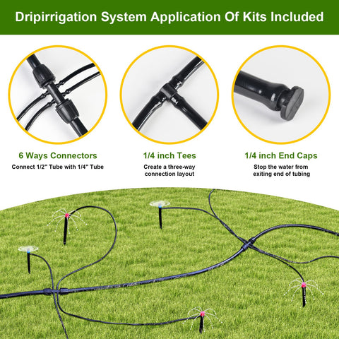 Letesult greenhouse irrigation setup supports year-round watering in controlled spaces.