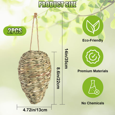 letesult hanging hornet nest decoy with lanyard for easy outdoor placement.