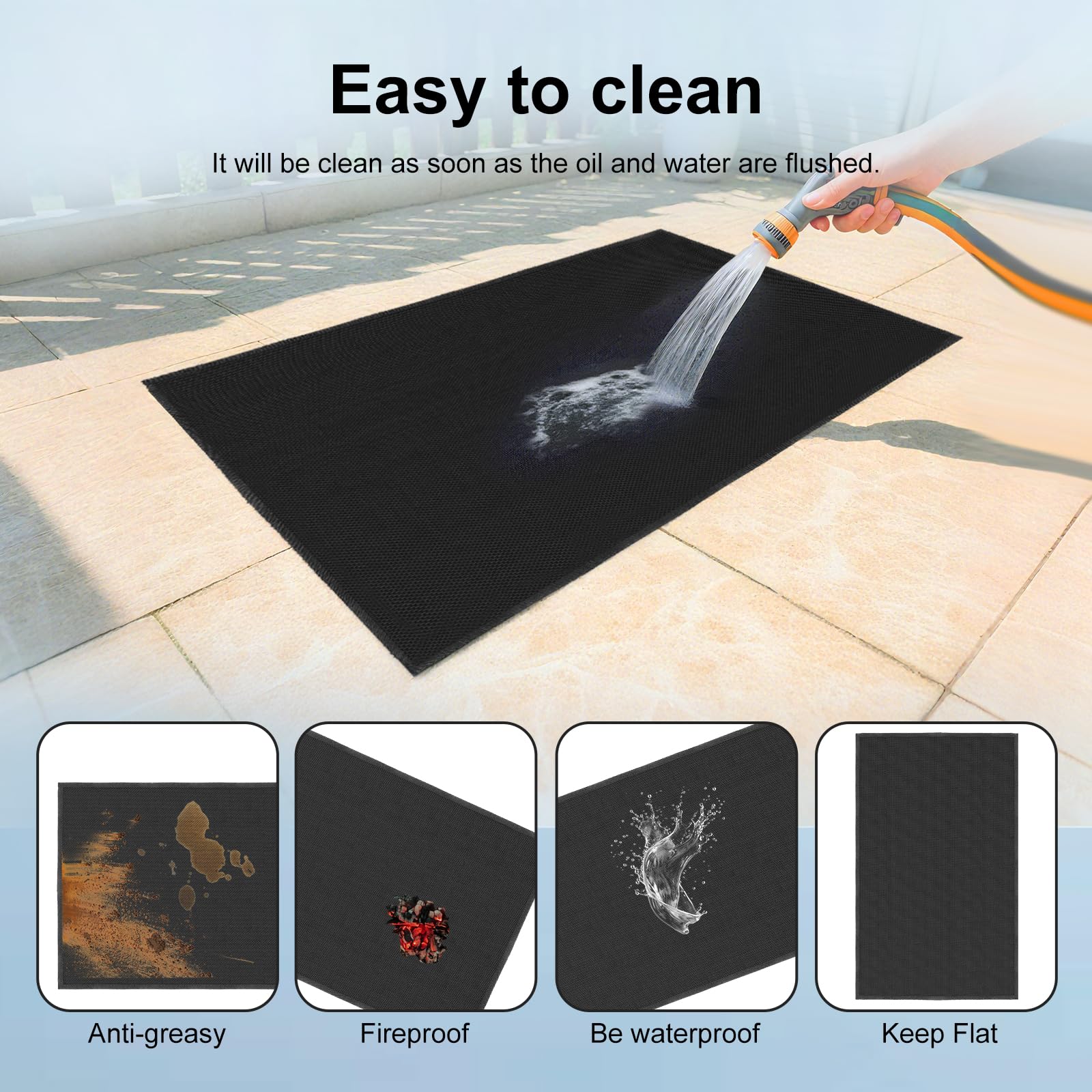LETITIN storage bag included keeps the mat portable for trips.
