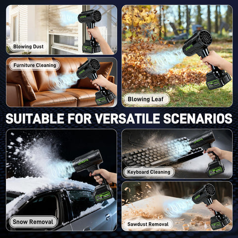 Compact LETKEYS blower is easy to store after chores.