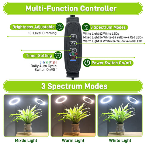 LETKEYS heads rotate 360 degrees for multi-angle lighting.