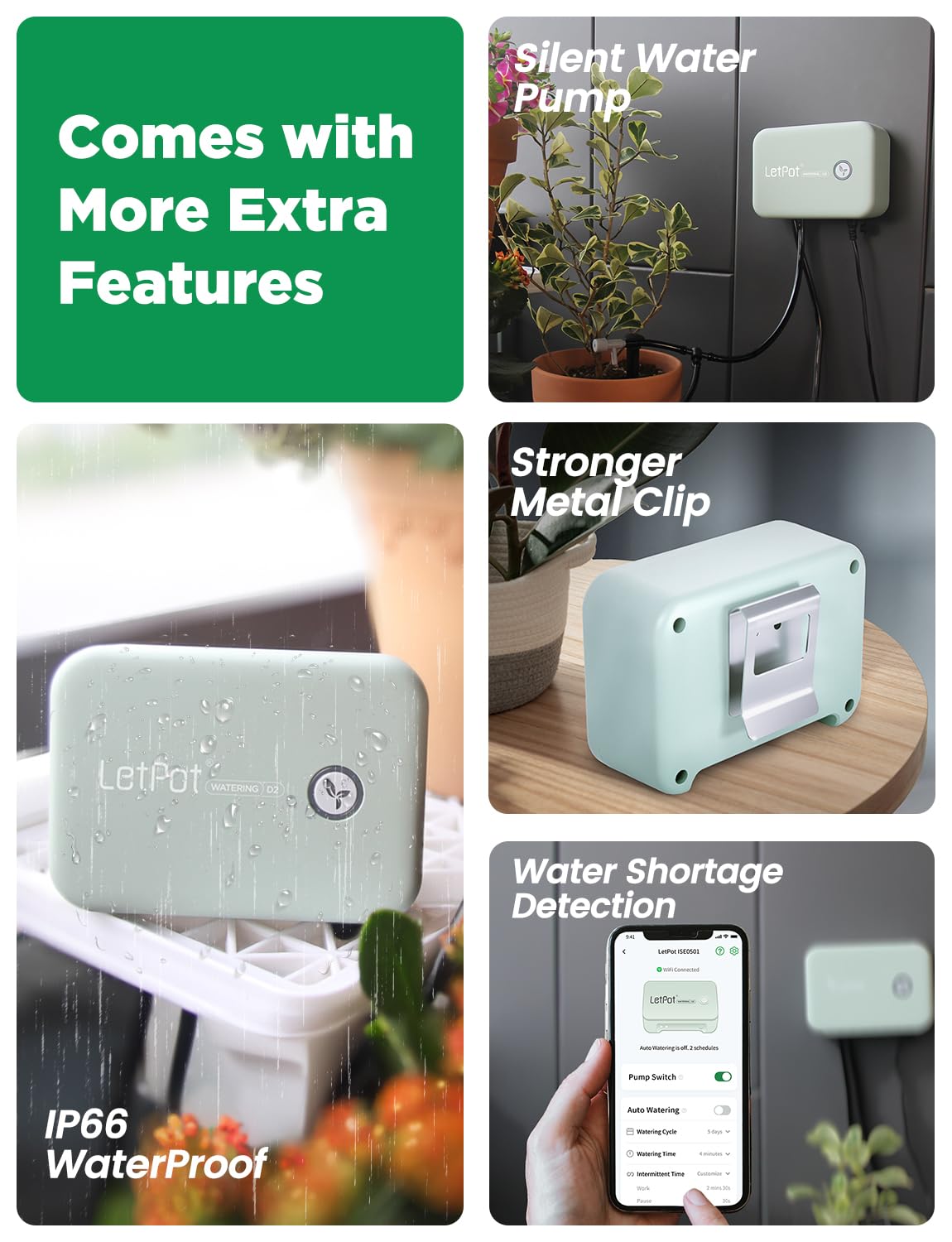 LetPot filter and adapters simplify setup for any planter