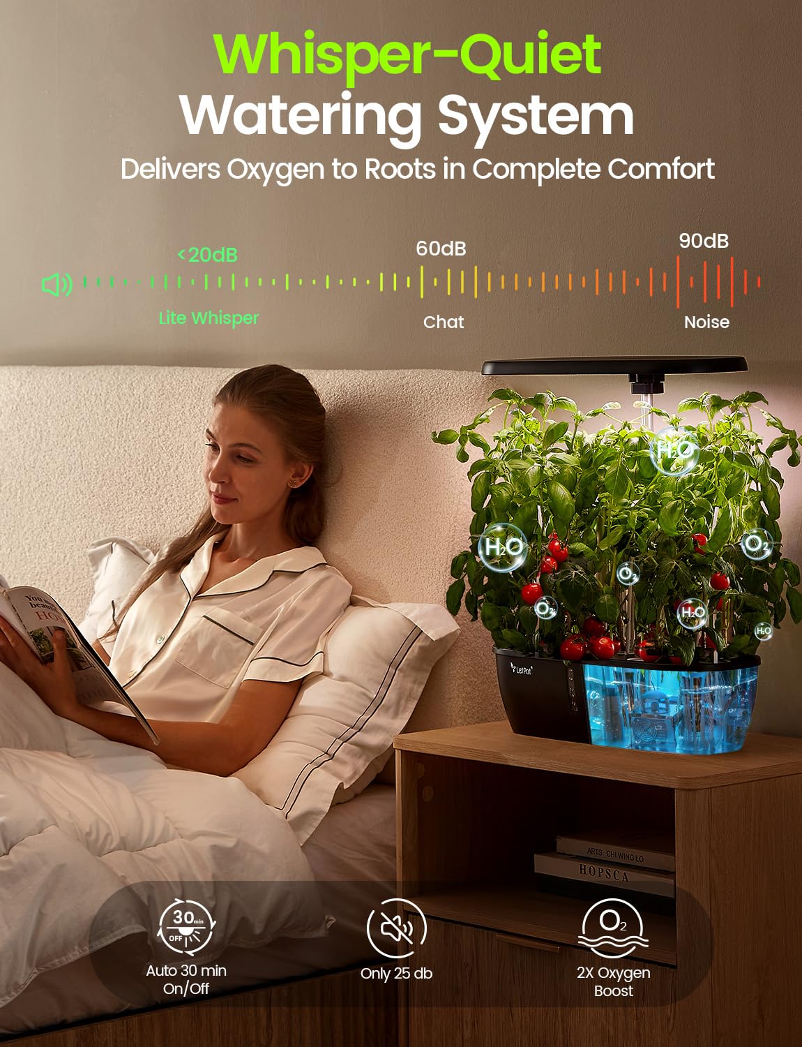 LETPOT LPH-Lite app control enables Wi-Fi scheduling and plant monitoring
