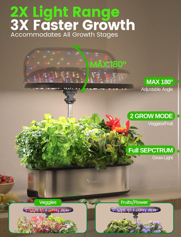 LetPot LPH-SE app control interface for remote garden management