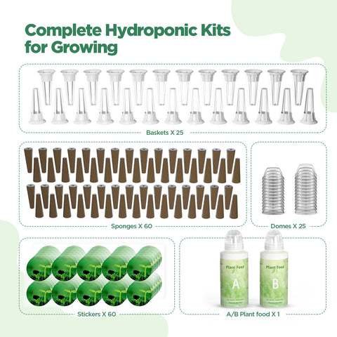 LETPOT natural peat sponges designed for breathable, healthy root growth.