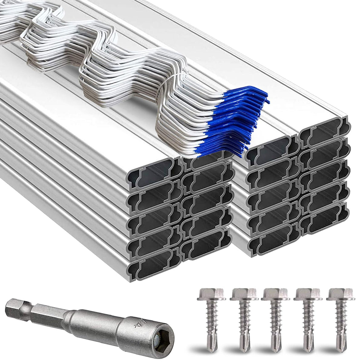 letsFix greenhouse spring wire 6.6 ft with durable PVC coating for secure tension
