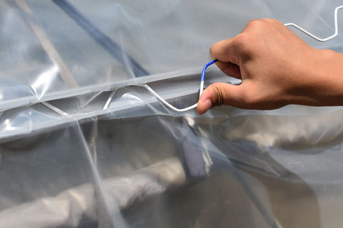 letsFix lock channel aluminum profile secures poly film with strong, rust-resistant grip
