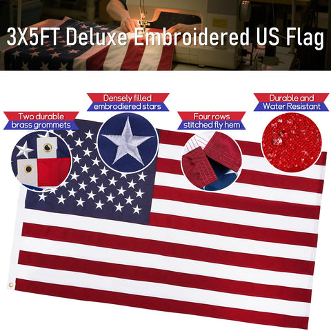 Tangle-free rings with rotating inner ring prevent flag tangling