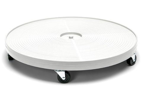 Lettuce Grow 24-inch plant dolly with wheels for easy repositioning.