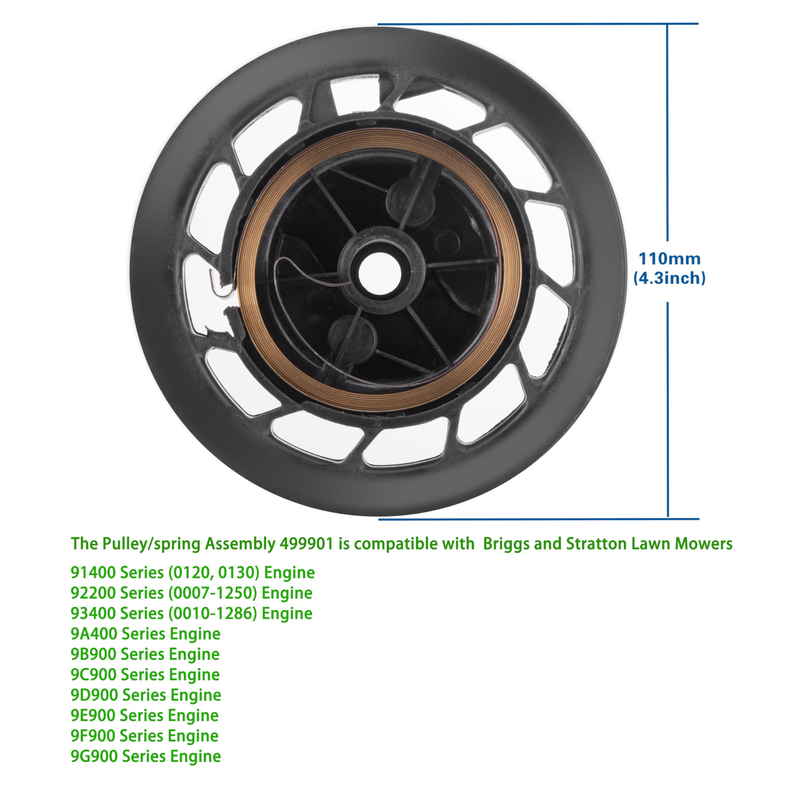 LETSYEE OEM starter pulley for Briggs Stratton engines boosts longevity.