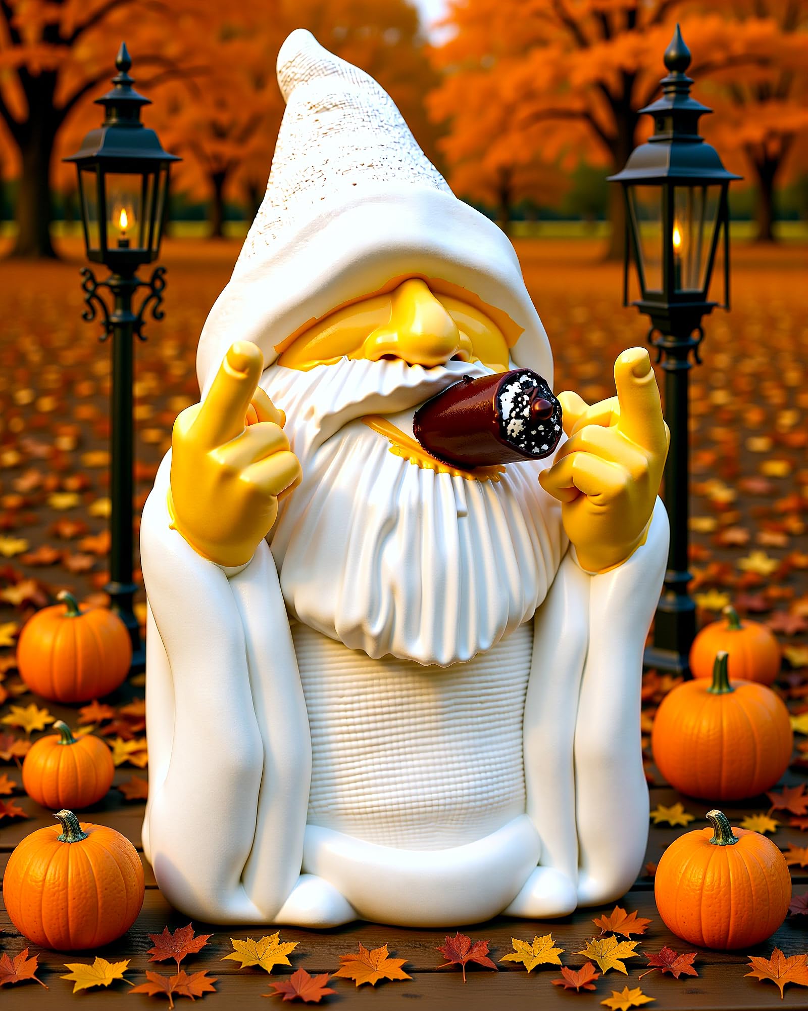 Leverse middle finger decor statue gift idea, great for Easter or birthdays