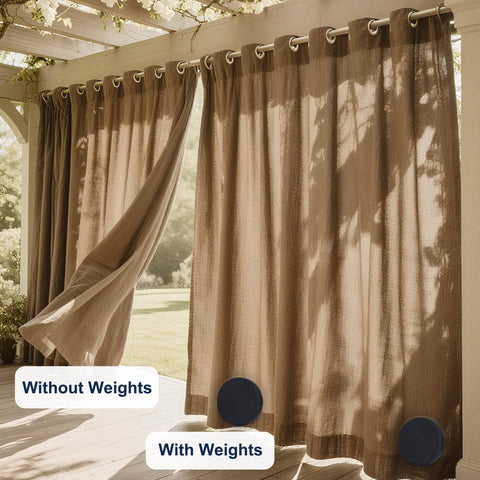 LEVOSHUA waterproof, rustproof weights endure outdoor conditions.